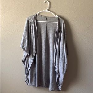 Light-weight gray cardigan